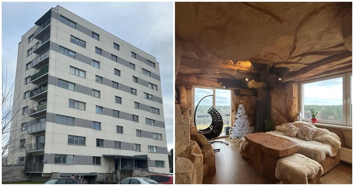 Druskininkuose parduodamas neeilinis butas: jo interjeras kai kuriems primintų uolas ar SPA