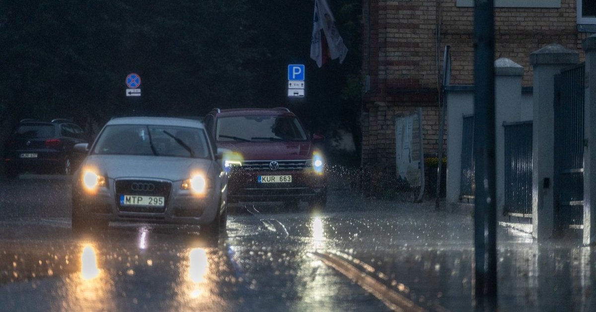 Ciklonai vienas po kito užguls Lietuvą: laukia lietus, liūtys ir stiprūs vėjo gūsiai