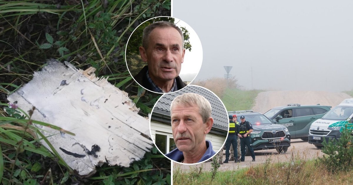 Dronas virš Kruonio sukėlė paniką: gyventojai pasakoja apie sprogimą, šviesą ir parako kvapą