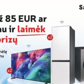 Įprastas apsipirkimas gali atnešti didelį prizą: „Rimi“ e. parduotuvėje laukia „Samsung“ technika
