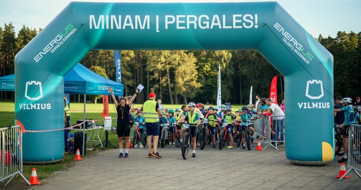 Vingio parke virė vaikų dviračių kova: kai kuriuos nugalėtojus skyrė vos sekundė