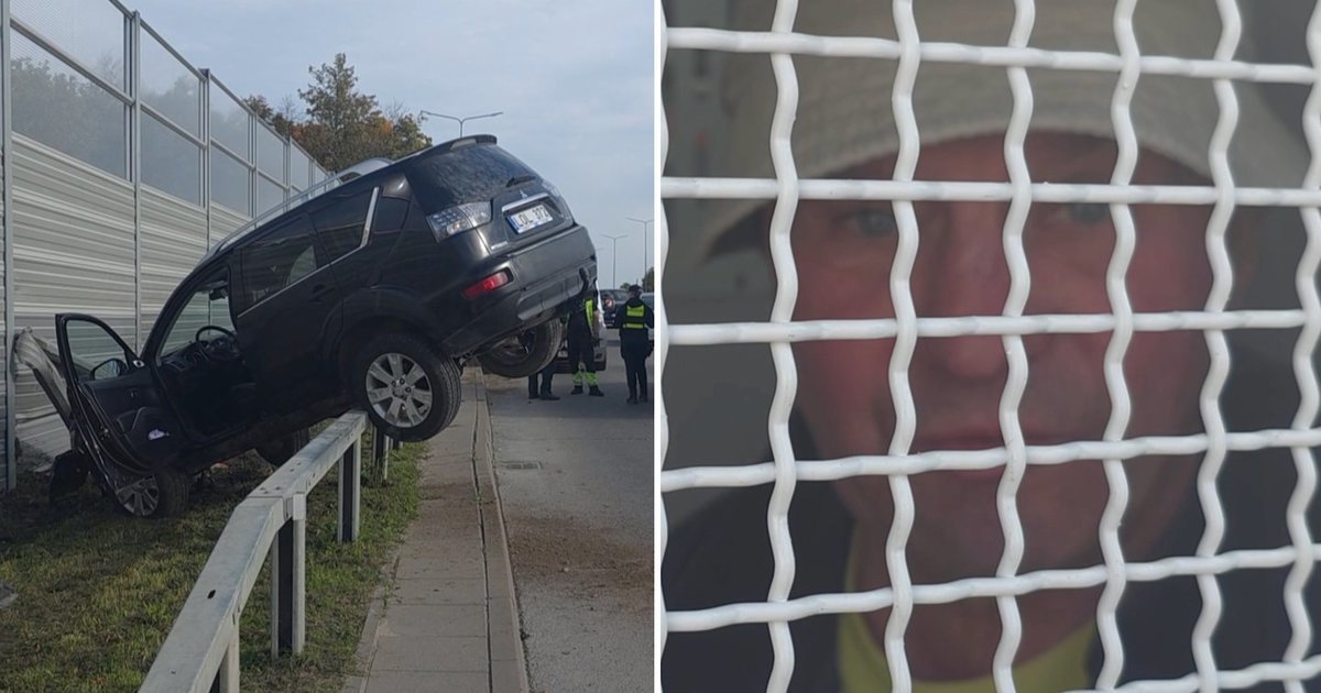 Girtas šiaulietis pakibo ant atitvaro: po avarijos pripažino, kad turėjo kviesti taksi