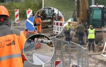 Vilniaus kiemų remontas kelia pyktį: vienur darbai stringa mėnesiais, kitur viskas baigiama per kelias savaites