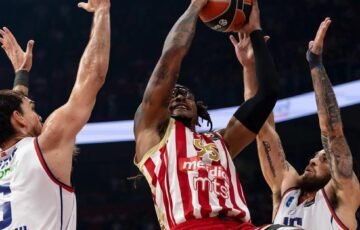 Drama Belgrade: „Crvena Zvezda“ palaužė „Anadolu Efes“, o Mike‘as Jamesas patyrė sunkią traumą