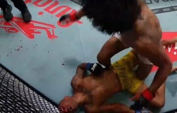 Kraupus kolapsas UFC narve: Raoni Barceloso karjerą gali nulemti dar laukiama diagnozė