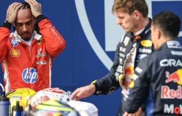 Ferrari“ sprendimas vos palaidojo lenktynes: Hamiltonas ignoravo komandos nurodymą ir grįžo ant podiumo