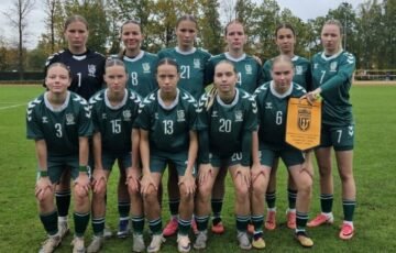 Lemiamas smūgis 80-ąją minutę: Lietuvos WU-17 rinktinė palaužė Farerų Salų futbolininkes