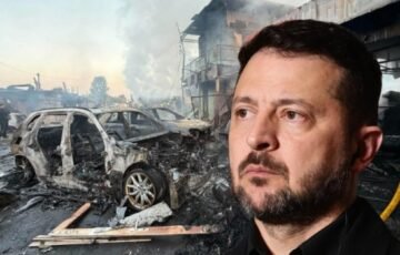 Zelenskio perspėjimas po smūgio Zaporižiai: sankcijų švelninimą Rusija esą pavertė bombomis