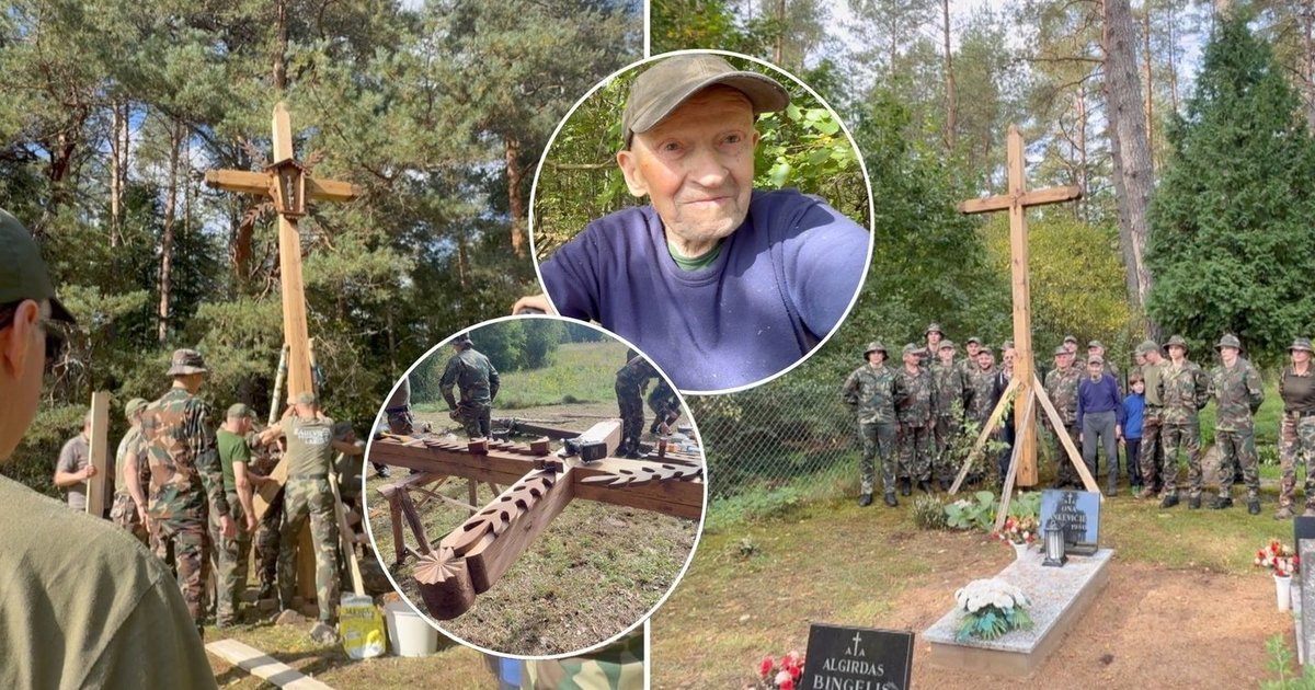 Baisi 1945-ųjų diena neužsimiršo: 95-erių partizano svajonę įgyvendino Varėnos šauliai