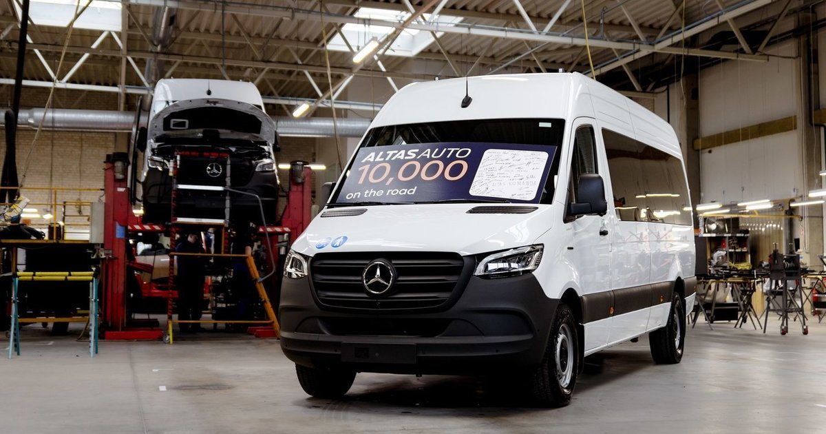 Istorinis „Altas Auto“ rekordas: 10 000-asis autobusas iš Lietuvos iškeliavo į Norvegiją