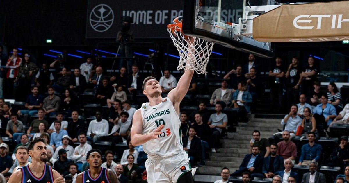 Žalgiris“ kovojo iki galo, bet krito Paryžiuje: „Paris“ iškovojo pirmą sezono pergalę