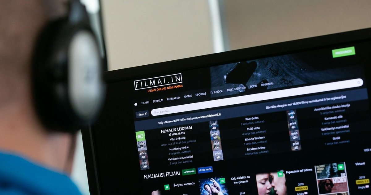 Piratavimas nesitraukia: vienas lietuviškas filmas nelegaliai siųstas beveik 20 tūkst. kartų