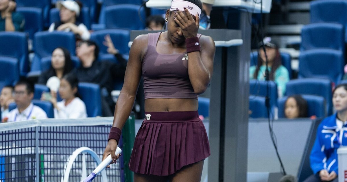 Gauff krito Pekine: po skaudaus pralaimėjimo prabilo apie rasistinių išpuolių bangą