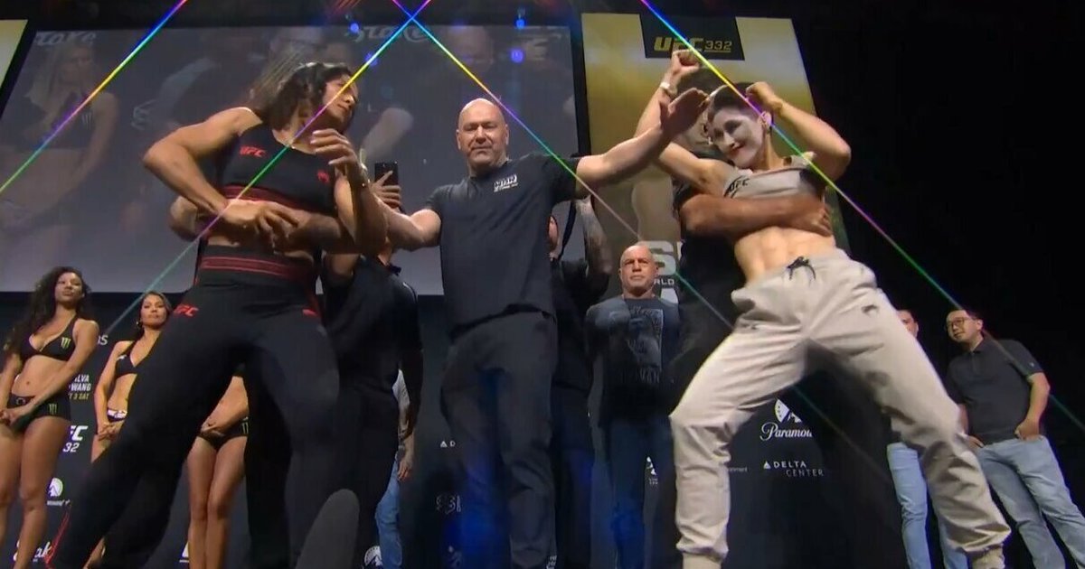 Įtampa prieš „UFC 332“ sprogo: Wang išprovokavo Silvą, o Dana White’as supainiojo jos pergales